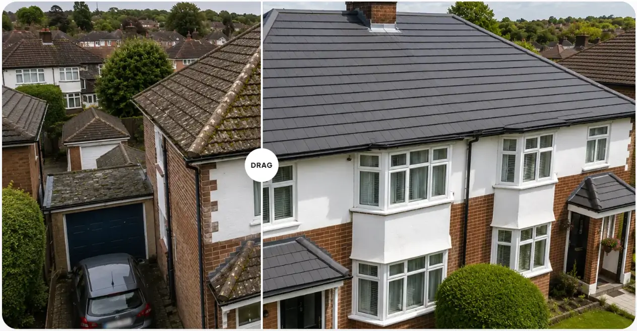 Before and after slider